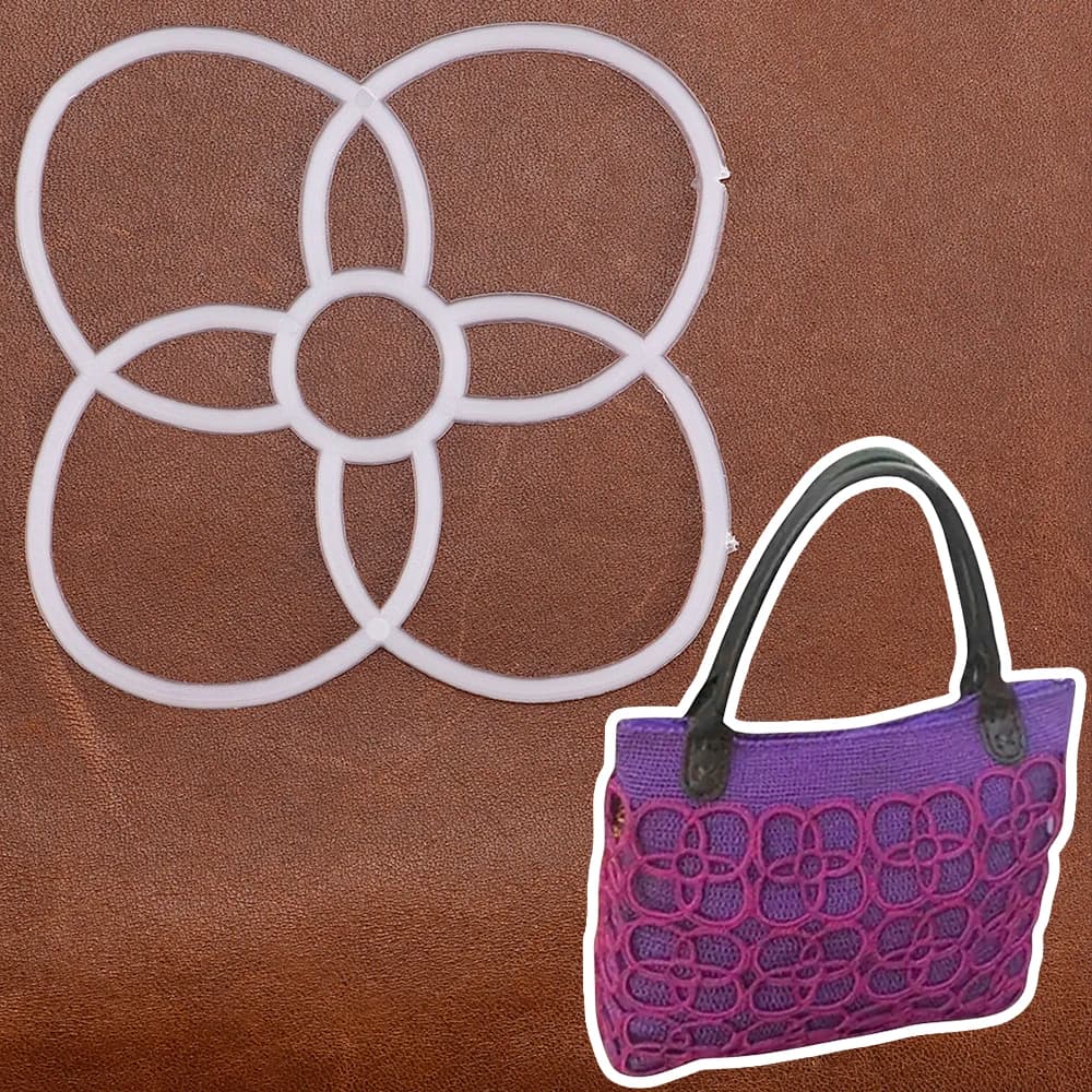 20/30/50/100 Pezzi Accessori per Borse Intrecciate, Filato Traslucido per Borse, Accessori Fai-da-Te per Borse Artigianali, Decorazione e Produzione