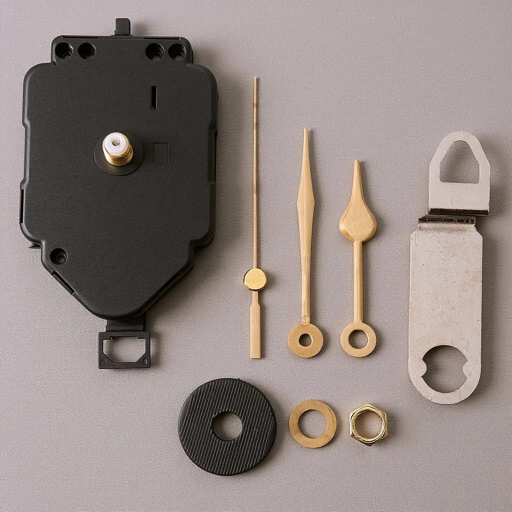 Kit di lancette e motore per orologi, ricambi sfusi per orologi da parete, crea il tuo orologio