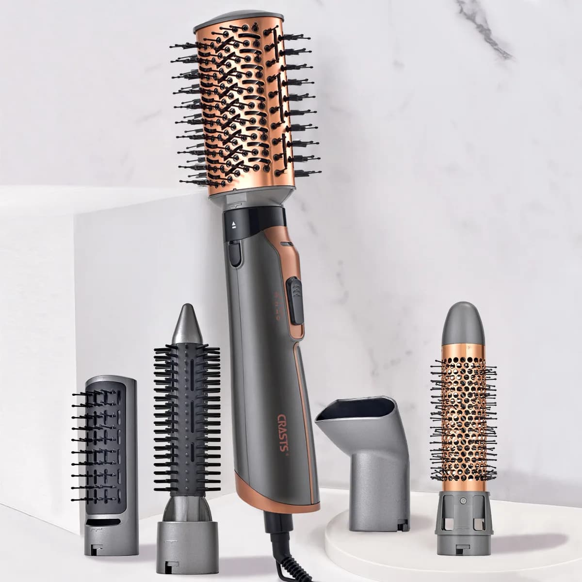 Five multifunction hair dryer in one for voluminous waves, curly hair, styling for smooth hair and function hot air combs for domestic use