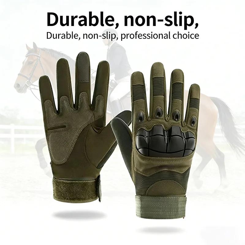 Guanti Tattici da Tiro con Touch Screen, Resistenti all'Usura, Protezione per Fitness, Moto, Sport all'Aperto, Caccia, Accessori per Abbigliamento