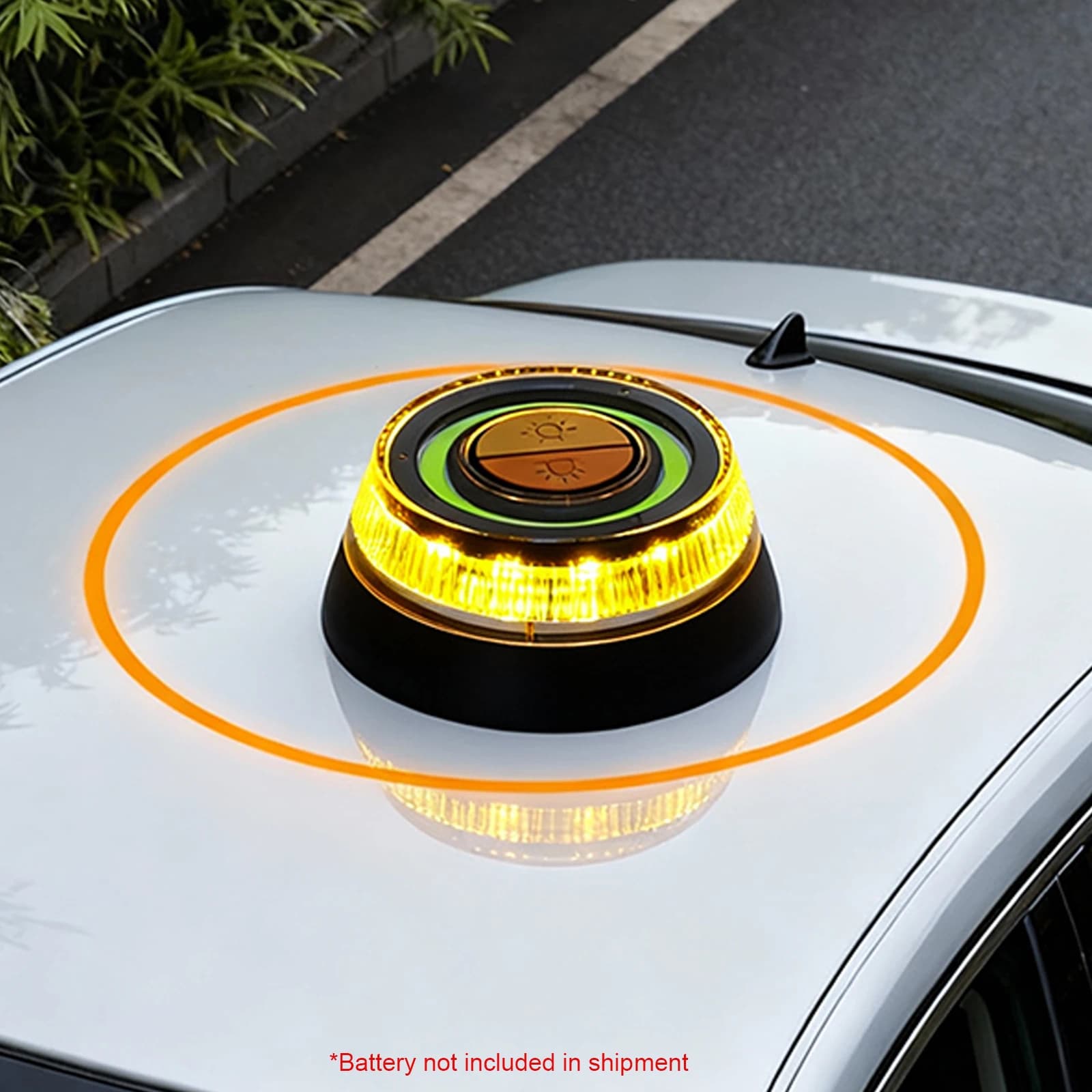 USB ricaricabile o batteria faro di emergenza per auto luce stroboscopica a induzione magnetica lampeggiante spia flash lampada di segnalazione di sicurezza
