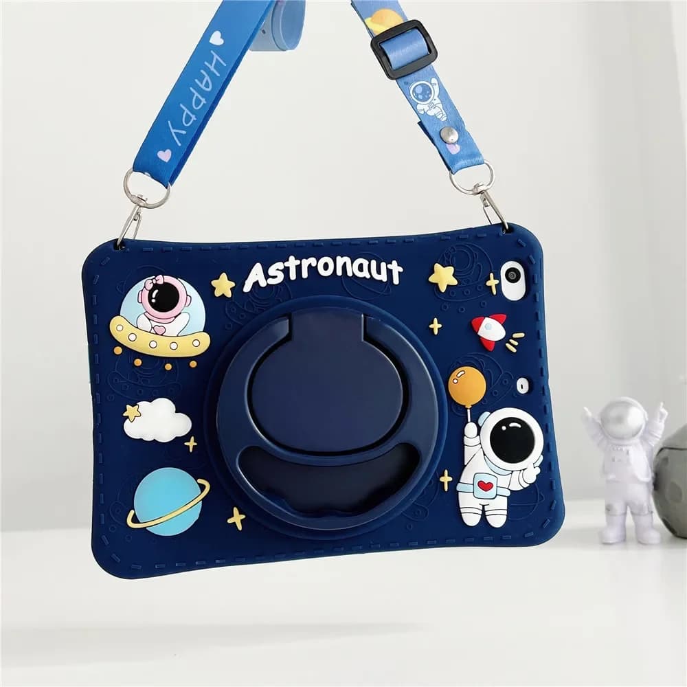 Custodia con supporto girevole a 360 gradi per Samsung Galaxy Tab A8 10.5 A9 + Plus8.7 2023 SM-X210 Custodia per tablet per bambini Tab A 10.1 A7 10.4 S6 Lite Capa