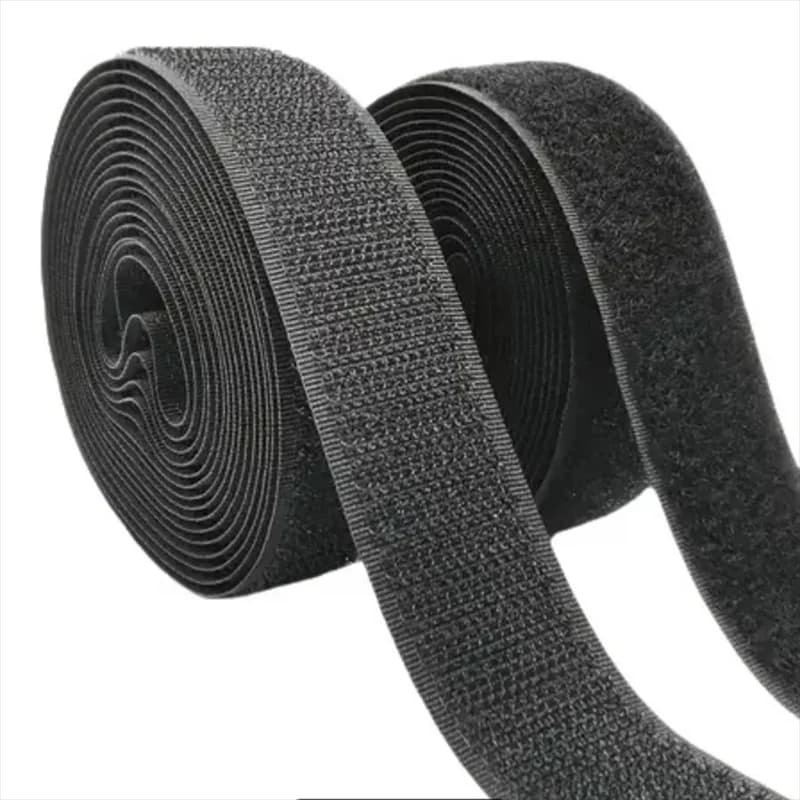 Nastro in velcro da cucire 1-25M, strisce in tessuto di nylon non adesive con gancio e anello per accessori fai da te, 20/25/30/50mm