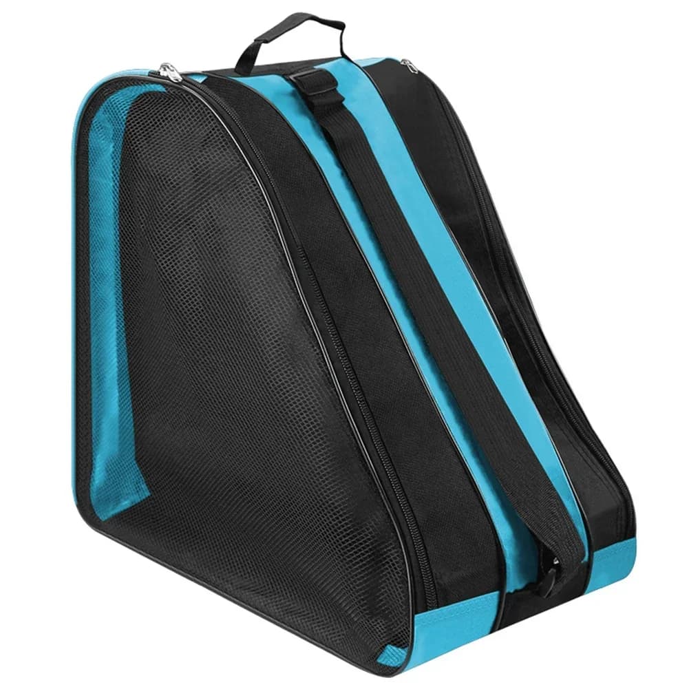 Borsa per pattini da ghiaccio di grande capacità Zaino per pattinaggio su ghiaccio con tracolla regolabile Scarpe sportive Accessori per pattini a rotelle