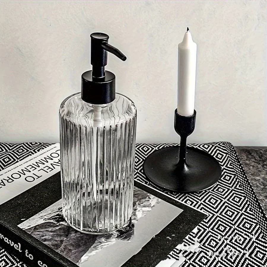 450ML INS contenitore disinfettante per le mani bagno portatile in vetro Dispenser di sapone liquido da viaggio Shampoo accessori per Dispenser per il lavaggio del corpo