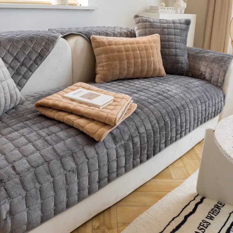 Velvet sofa cushion Thickness Thickness Anti-slip cover Universal towel for Four Seasons All-Inclusive living room sofa