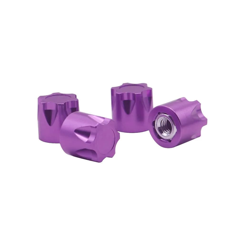 4 pz. Tappi coprimozzo M4 in lega di alluminio CNC per ruote 1/10 RC Crawler Traxxas TRX4 TRX6 Slash D90 D110 SCX10 RC Tamiya Yokomo HSP