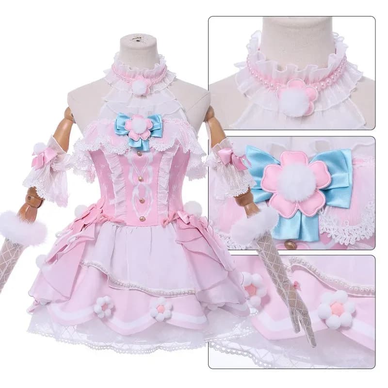 Gioco Naraka: Bladepoint Costume Cosplay Cyra Dress Copricapo Accessori Performance Halloween Gioco di ruolo Unifos;3'c,5.y;8'v,