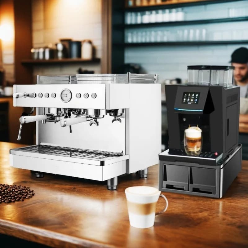 Professional Barista Manual Coffe Maquina Cafetera Expreso Expresso Best Italian CAFE Commercial COFFEE s ESPRESSO Machine