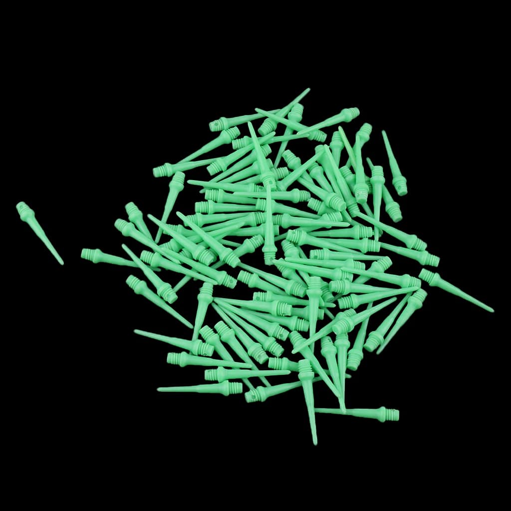 Punte in Plastica per Freccette, Confezione da 100 Pezzi, Standard 2BA, Accessori per Freccette Elettroniche
