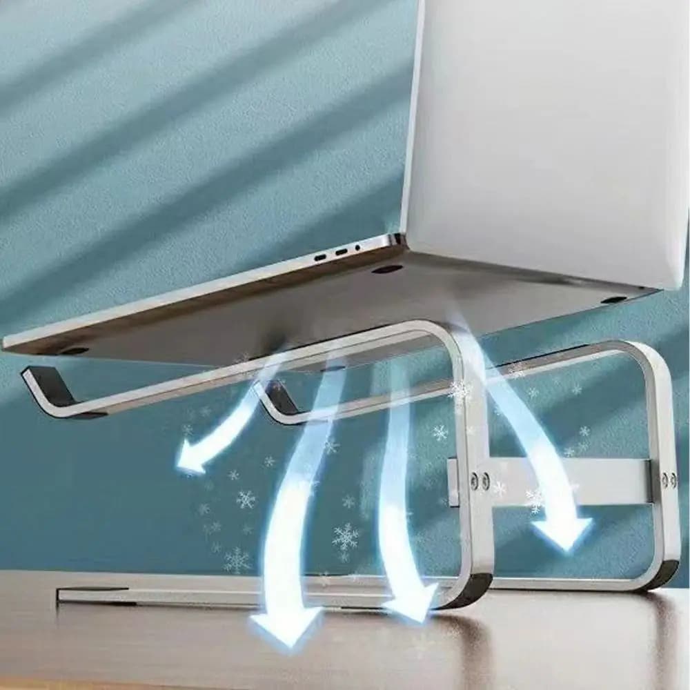 Double Layer Laptop Stand Ventilated Detachable Mount Notebook Riser Iron Universal Base Computer Stand Heat Dissipation