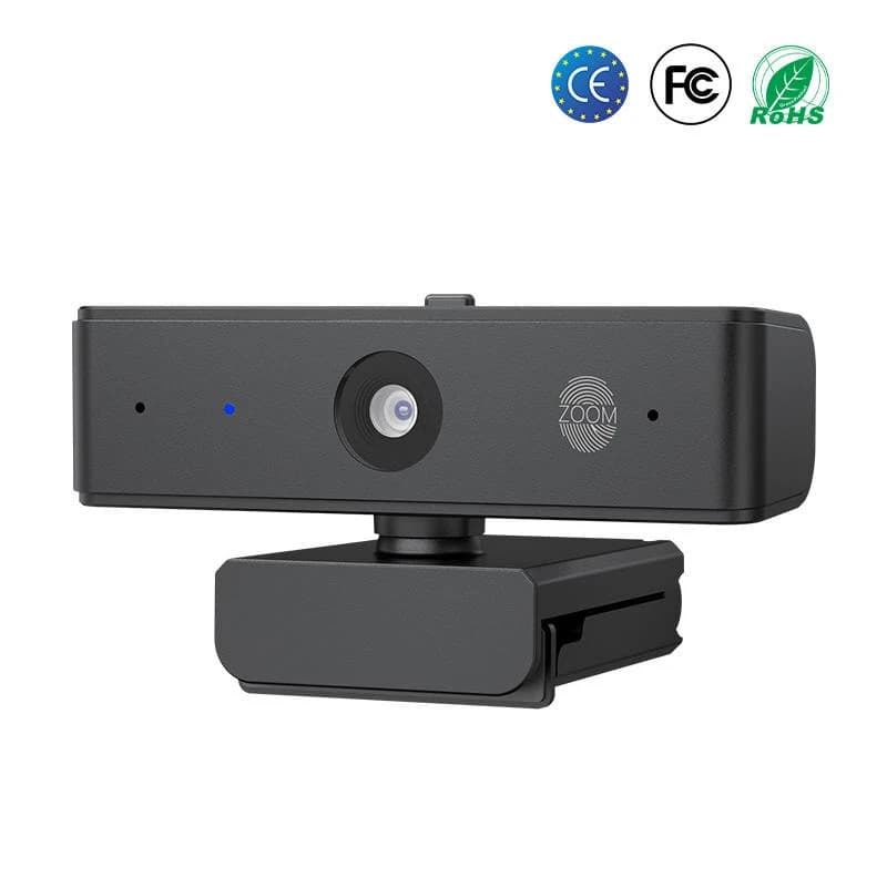 Videocamera QHD 4K 5MP 60Fps con video fluido, zoom 8x, webcam USB, interfono, fotocamera digitale HD per didattica online, conferenze e trasmissioni in diretta