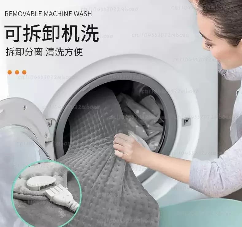 Upgrade Electric Heating Blanket 84x43cm Washable Winter Warmer Thermal Pad for Foot Hand Abdomen Bed Sofa - Portable Heated Mat