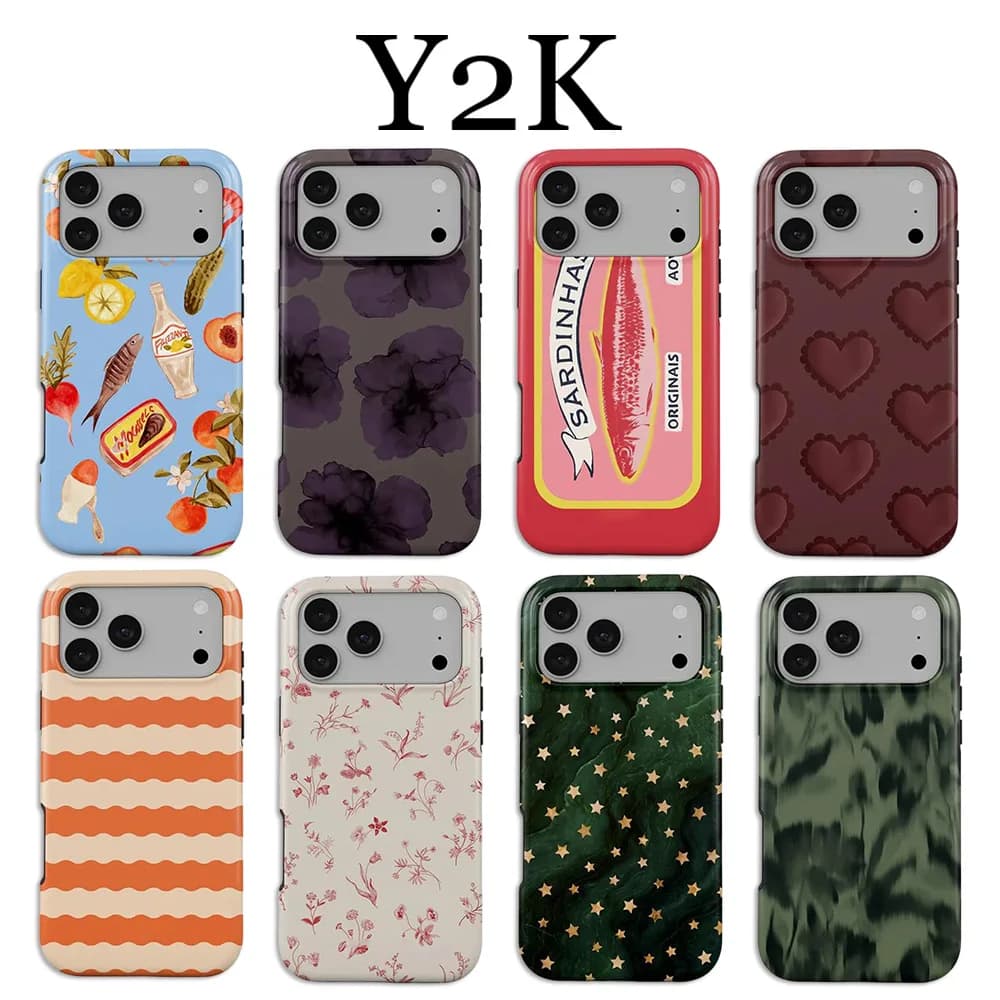Luxury Clmj Al Fresco Charmed Phone Case for iPhone 17 17e 16e 16 15 14 13 12 11 X XS XR XSMAX Air Pro Max Plus Double-layer