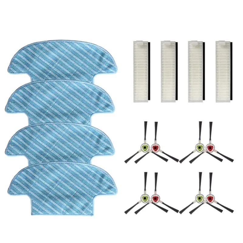 Accessori per spazzole laterali ABBY per Ecovacs Slim 2 TCR-S D36A DA611, ricambi per spazzole per aspirapolvere robotico