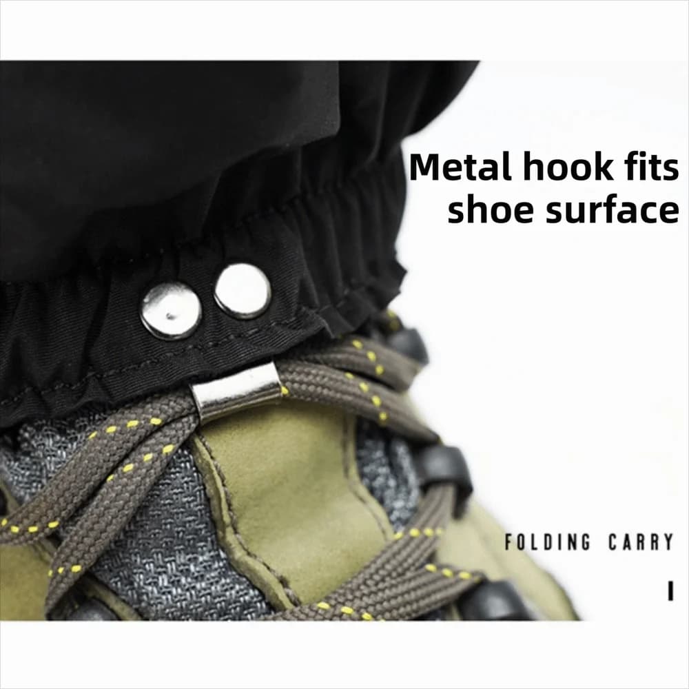 Mountaineering Waterproof Leg Gaiters Windproof Anti-Snow Trekking Boots Covers Anti-Sand Leg Warmers Climbing