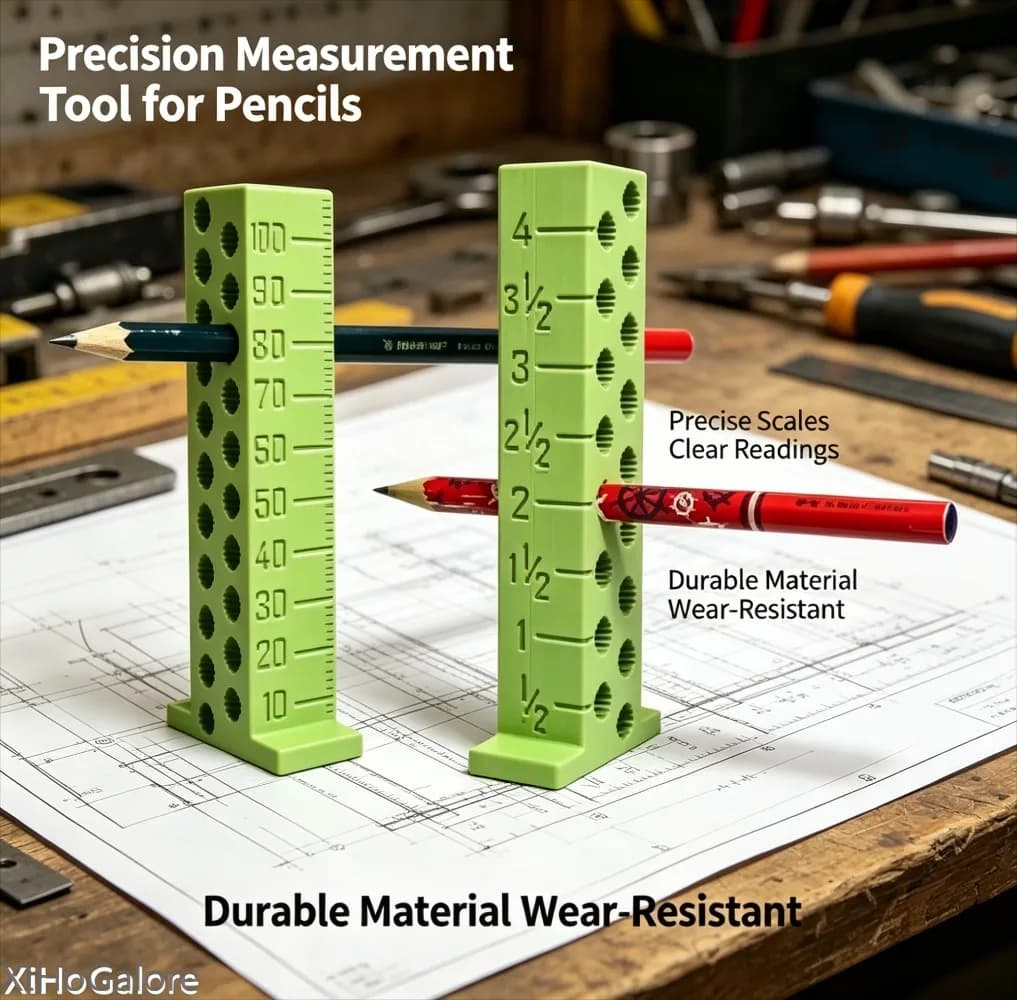 Professional Woodworking Height Marking Ruler 3D Printed Imperial Metric Durable Scale Tool For DIY Workshop Precision Set Kit