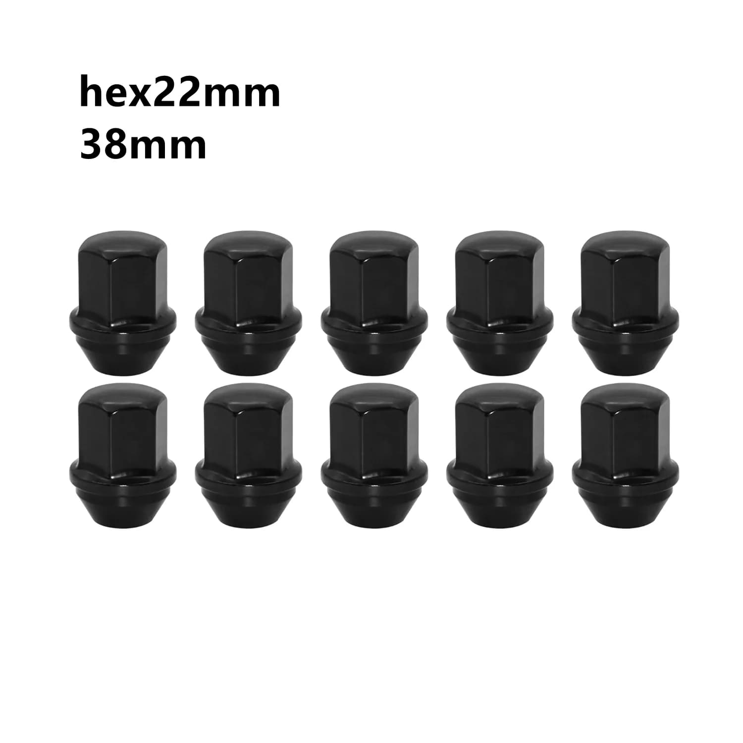 Dadi per Ruote M14x1.5 per JEEP Wrangler Grand Cherokee 2011-2022, Jeep Buick Cadillac Ram 1500 Esagonali da 7/8" a Estremità Chiusa Monopezzo