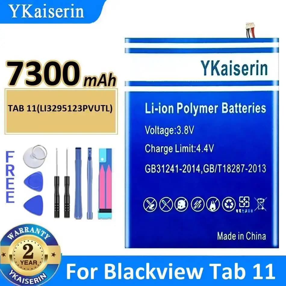 Batteria per tablet Blackview Tab 11 11 LI3295123PVUTL ad alta efficienza e stabile, 7300mAh