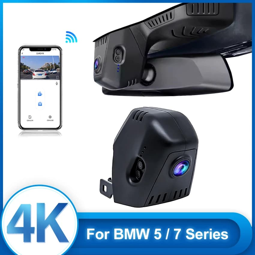 4K HD 2160P Plug And play Videoregistratore DVR per auto Wifi Dash Cam per BMW Serie 5 Serie 7 Versione bassa G30 G32 G11 2017 2019 2021