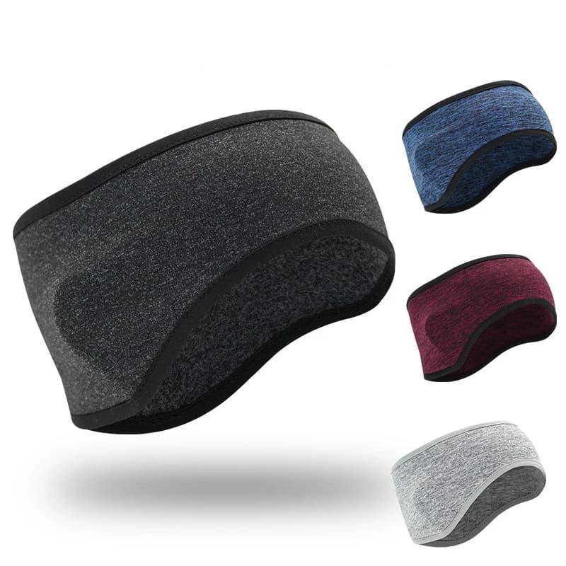 Fasce invernali per capelli Donna Uomo Outdoor Fleece Protezione per le orecchie Fasce per capelli Sport Ciclismo Calda copertura per la fronte Accessori per capelli