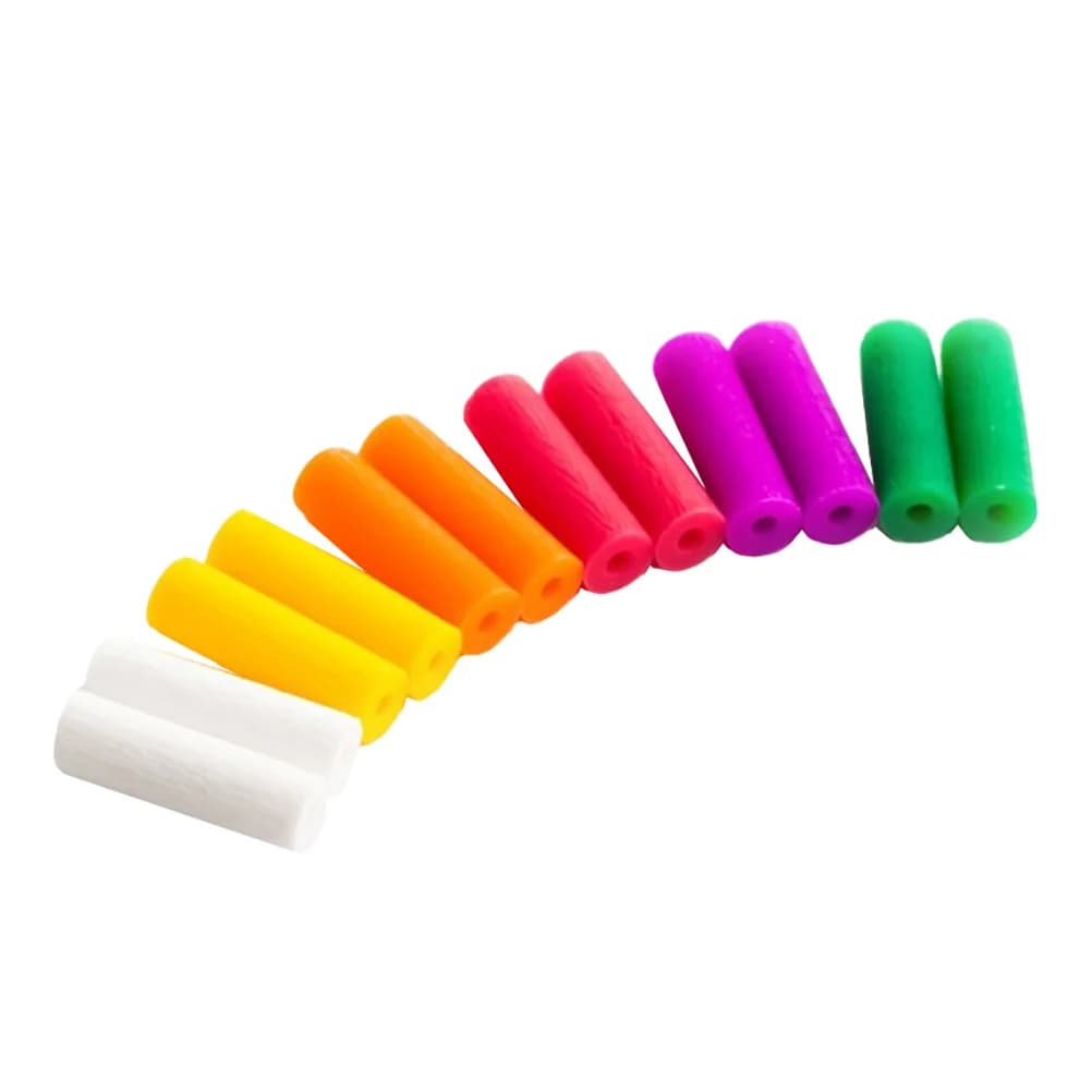 12Pcs Aligner Chewies Aligner Chompers Collar Adult Gum Bite Stick Invisible glue Bite Bretelles Correction Random Color Flavor