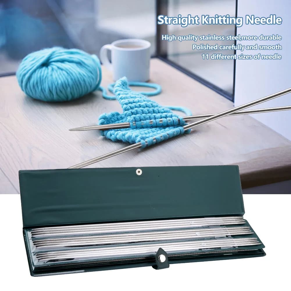 25cm/36cm Multi size Straight Knitting Needle Handcraft Sweater Weave Needle Set Straight Knitting Needle Straight Needle