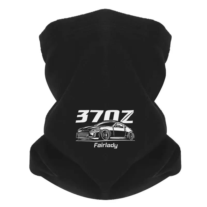 370Z Fairlady Sport Car Silhouette Uomo Sciarpa da esterno Maschera Ghetta per il collo Cappello Berretto da donna Copricapo Antivento Tenere al caldo Inverno Multifun
