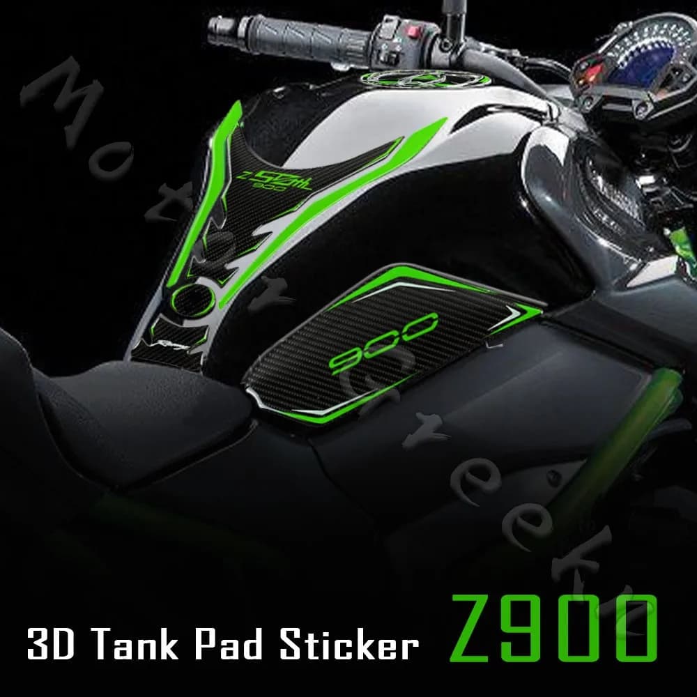 3D Motorcycle Tank Carburet Wall decal Gas cap Decalcomanie Protection Oil Cover Kit Waterproof Accessories for Z900 z900 2022 2023