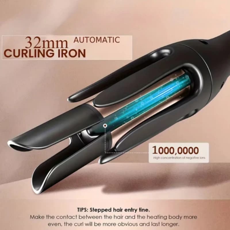 Nuovo Arricciacapelli e Piastra 2 in 1 2026 con Ioni Negativi, Strumento per lo Styling, Pinza per Onde Grandi, per Salone e Uso Domestico/Viaggio