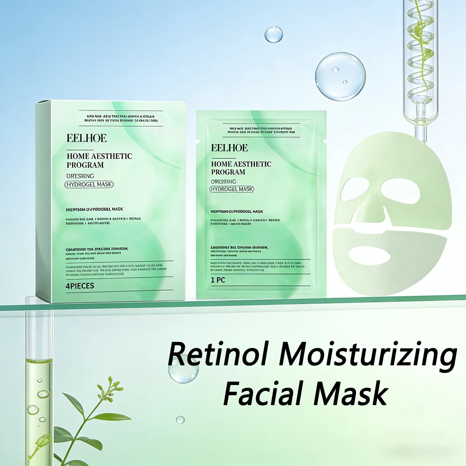 Tightening Hydrogel Mask Effectively Nourishing Enhancing Skin Elasticity Brightening Dull Skin Retinol Moisturizing Facial Mask