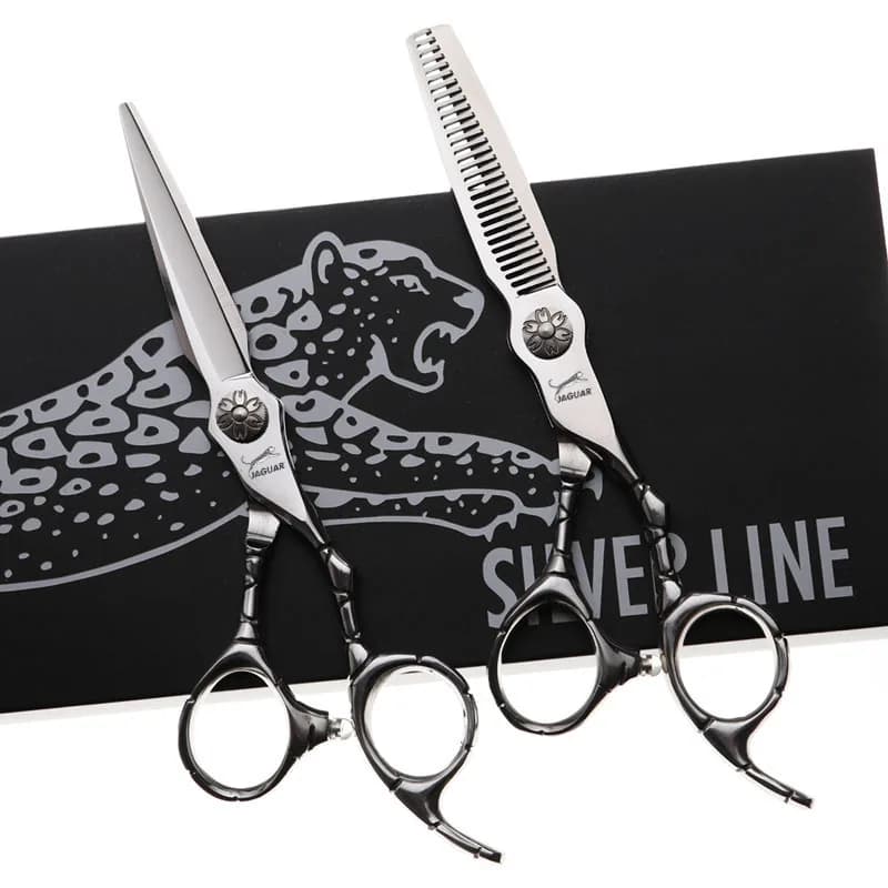 Forbici da parrucchiere professionali da 6 pollici Set Taglio + Cesoie da barbiere per sfoltire Forbici per capelli di personalità di alta qualità 30 denti