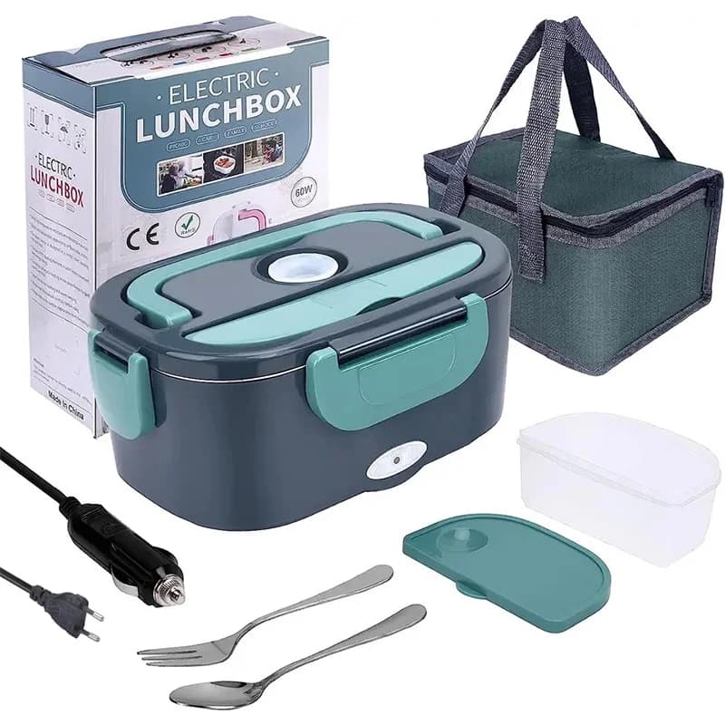 Scaldavivande elettrico da 1,5 L 60W Scaldavivande portatile per auto o casa - A prova di perdite, riscaldamento al pranzo a microonde per camionisti