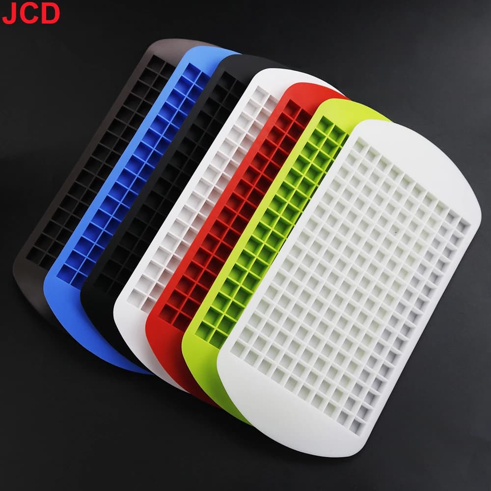 160 griglia Mini vassoio per il ghiaccio in Silicone cubetti di ghiaccio stampo per ghiaccio pieghevole Ice B reaker vassoio per griglia di ghiaccio piccolo stampo quadrato stampo in Silicone per fabbricatore di ghiaccio