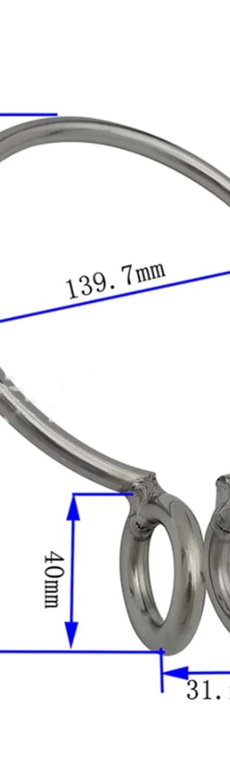 Anchor Retrieval System Ring with 6mm/8mm Wire Marine Grade , Suitable For Most Ships and Yachts Outdoors High Performance