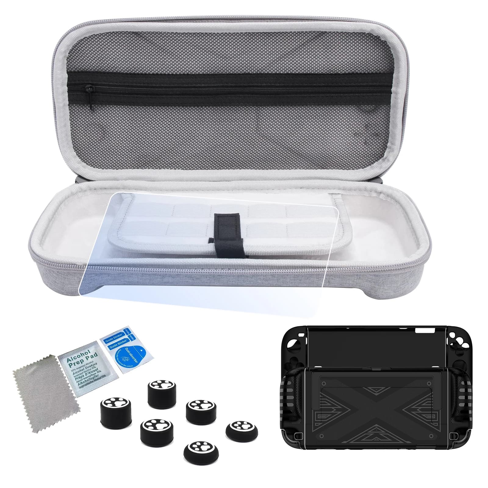 Custodia da trasporto protettiva antiurto per Switch 2 Custodia da viaggio Custodia antigraffio Borsa organizer Console e accessori