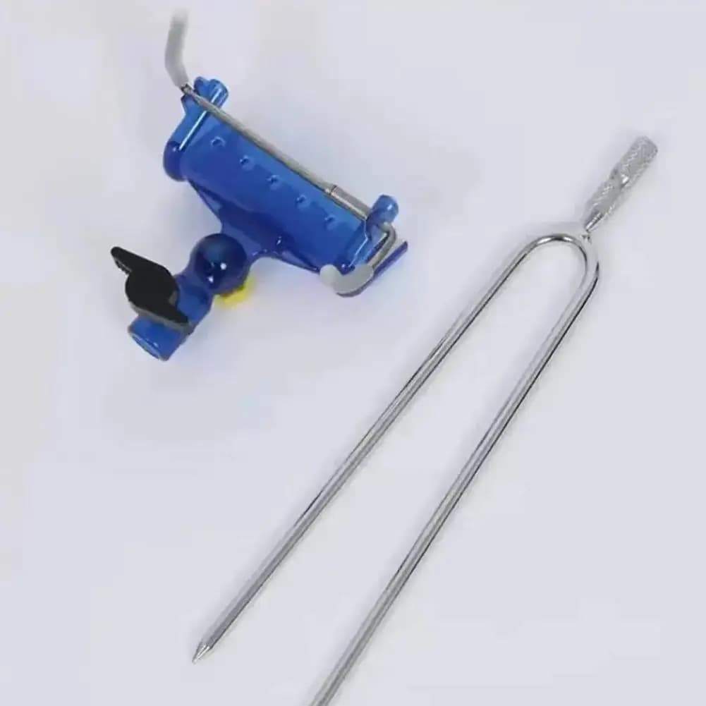 Supporto per canna da pesca per la pesca da riva, in lega ABS resistente, regolabile a 360 gradi, per attrezzatura da pesca