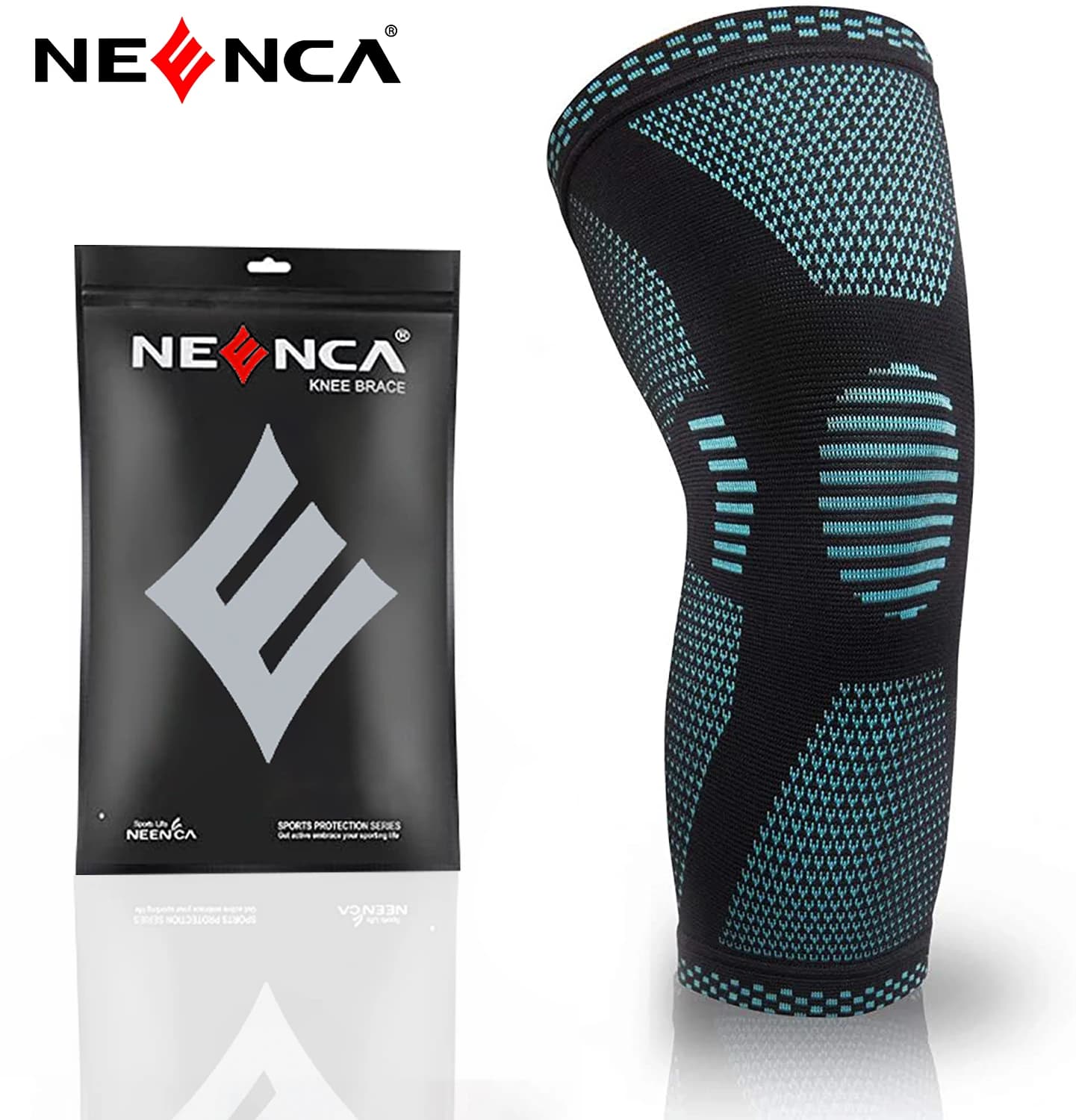 Ginocchiera con manica di compressione per ginocchio, supporto per dolore al ginocchio per uomini e donne, corsa, basket, sollevamento pesi, palestra, allenamento, sport