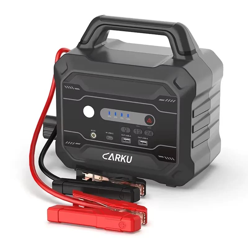 Avviatore d'Emergenza per Auto 12V 24V, Power Bank Portatile da 136500mAh, Avviatore per Camion