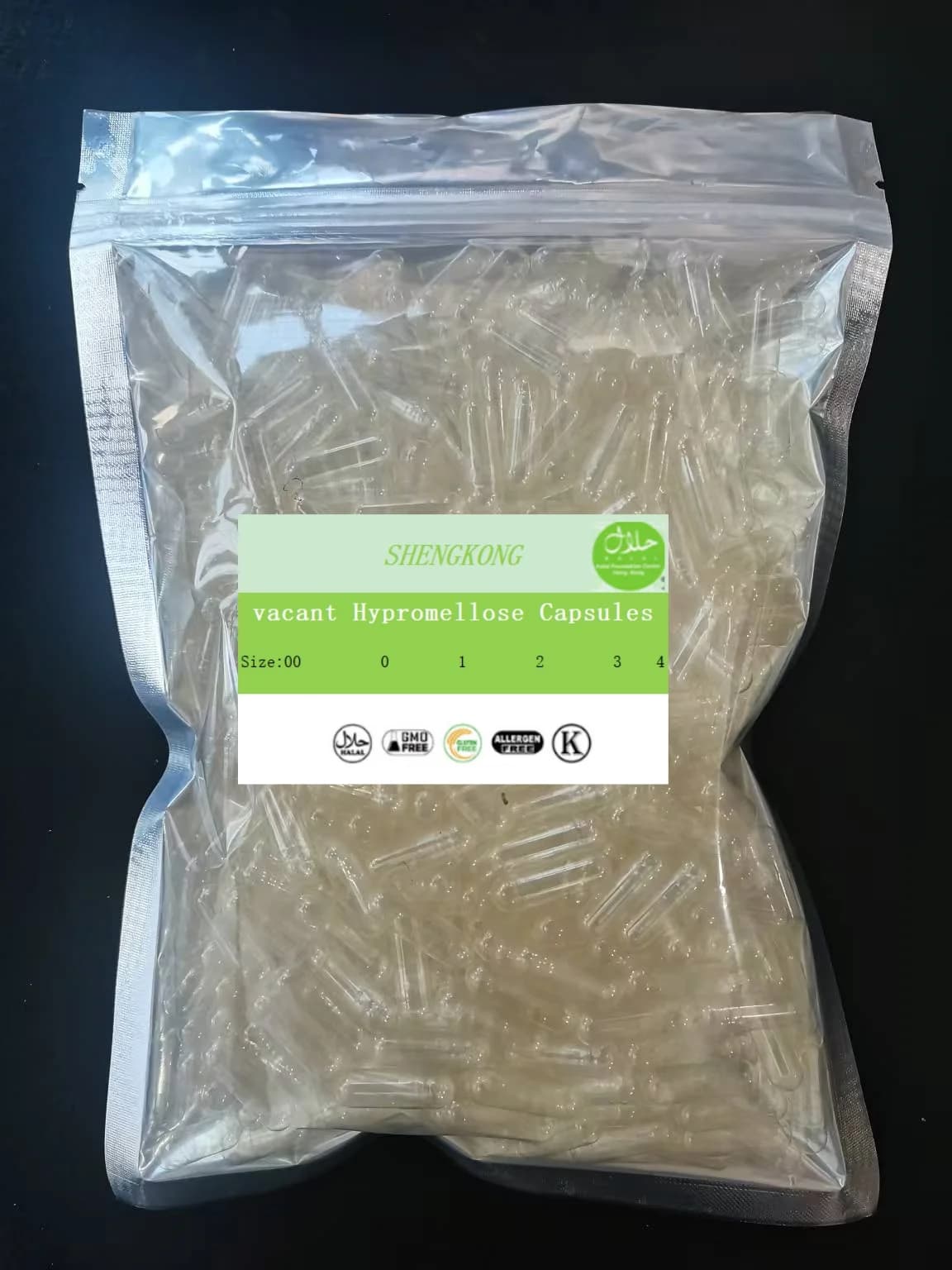 1000 pieces 5000 pieces size 00 # 0 # 1 # 2 # 3 # 4 # Vegetarian Capsules Vuote Vega Transparent, Vegan Capsules for Vitamin Supplements