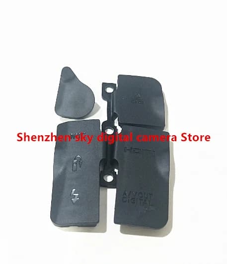 Copia per Canon 1DX (prima generazione) Copertura in gomma USB HDMI MIC Cap Interfaccia Coperchio Porta Fotocamera Sostituzione pezzo di ricambio