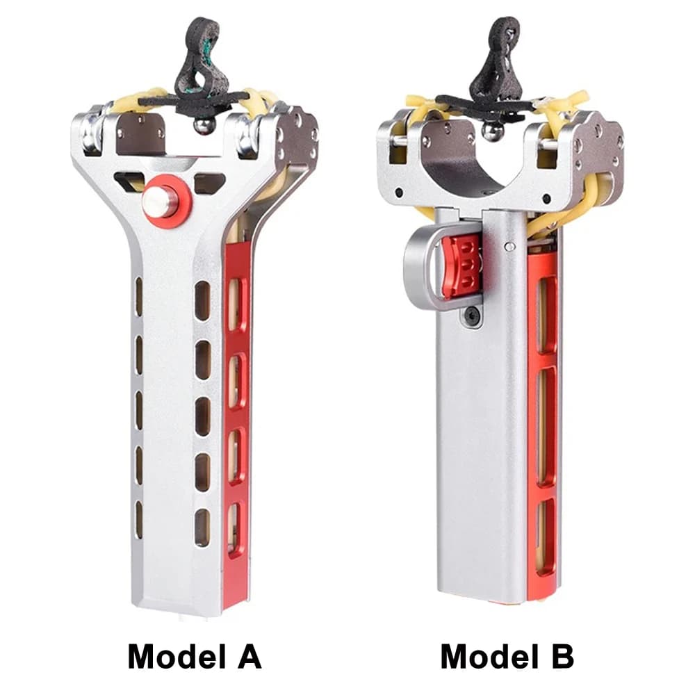 High-precision Aluminum Alloy Automatic Slingshot Outdoor Hunting Entertainment Shooting Practice Slingshots and Accessories