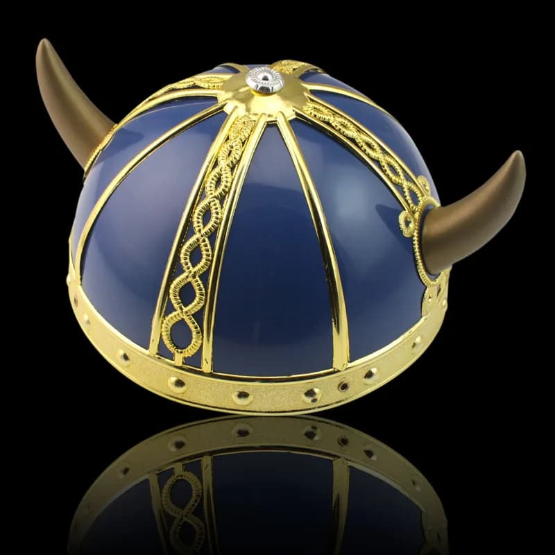 Anime Party Props Vikings Warriors Knight Helmet Men and Women Hat Cap Toy for Cosplay