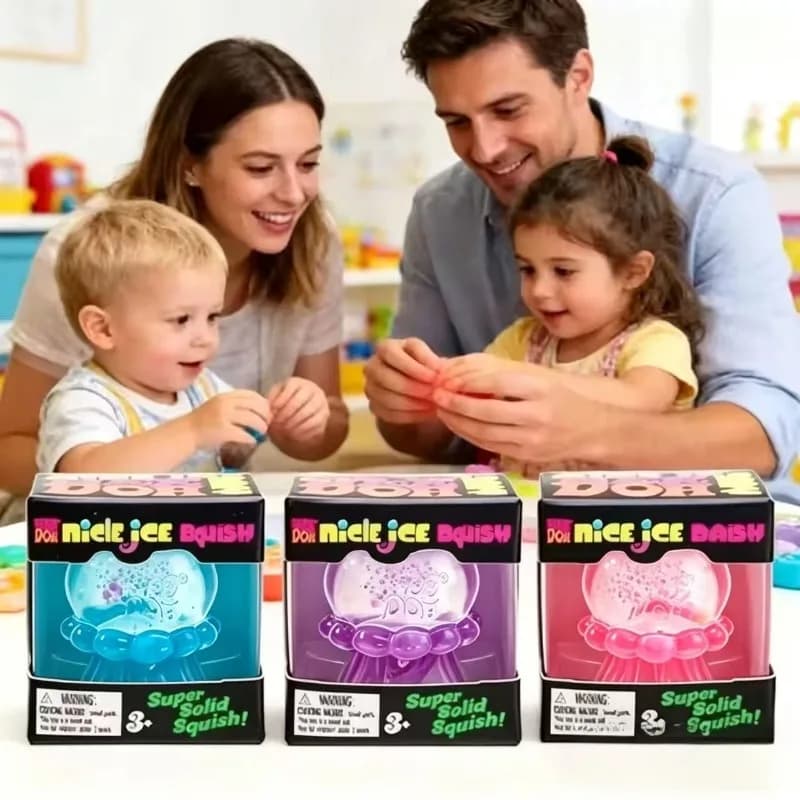 NeeDoh Jelly Squish Fidget Toy a forma di medusa, giocattolo antistress a lenta risalita per bambini e adulti, regalo sensoriale per alleviare l'ansia