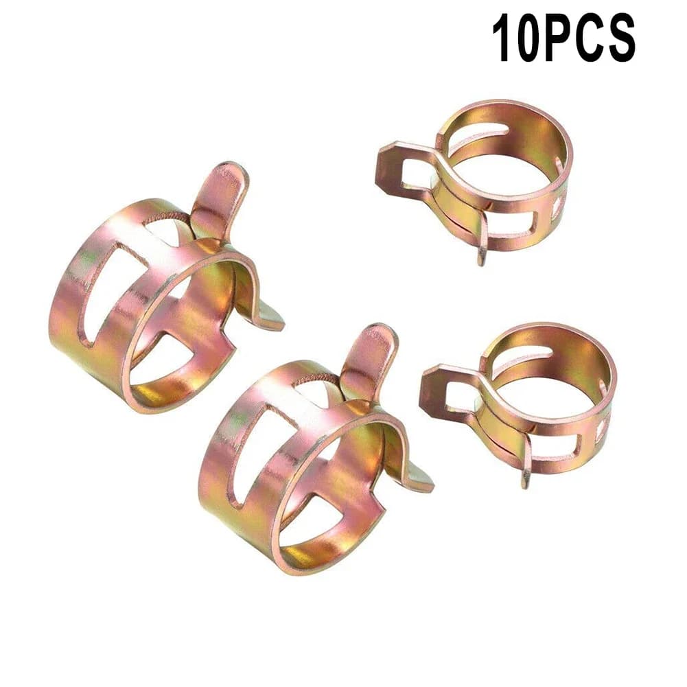 10 Pezzi Morsetti a Molla in Silicone da 5-16mm per Tubi Aspirazione/Aria, Morsetti a Molla per Tubi Olio/Acqua Auto