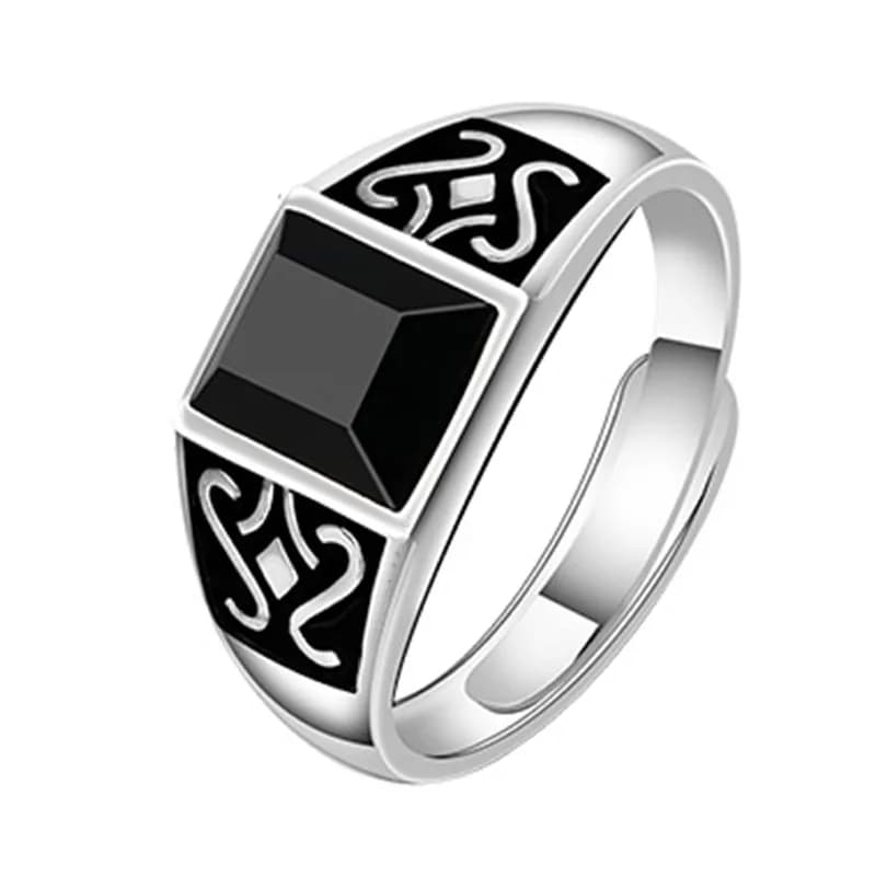 925 Sterling Silver Ring Vintage for Man Women Cassic Wedding Jewelry Engagement Bands Fine Christmas Gift Party High Quality