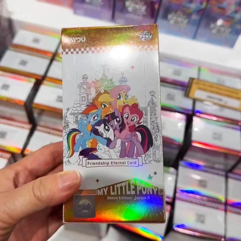 My Little Pony Kayou Genuine Blind Box Tcg Card Versione Inglese Friendship Eternal Card - Edizione Luna Serie SEA Carta da Collezione