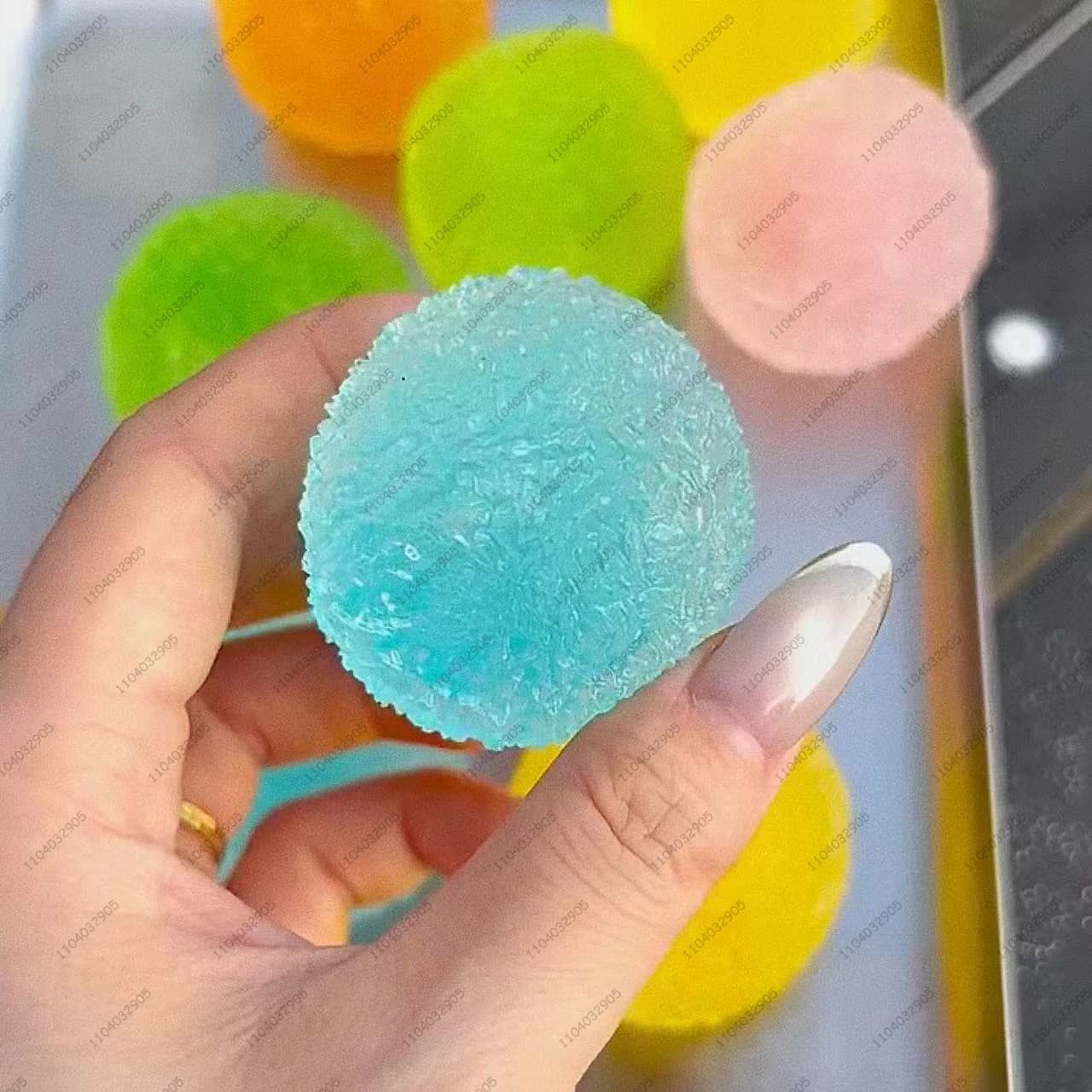 Mini Pallina Antistress a Forma di Bacca, Modellabile, Non Rimbalzante, Giocattolo Sensoriale ASMR, Pallina da Spremere Antistress per Adulti e Bambini, Regalo