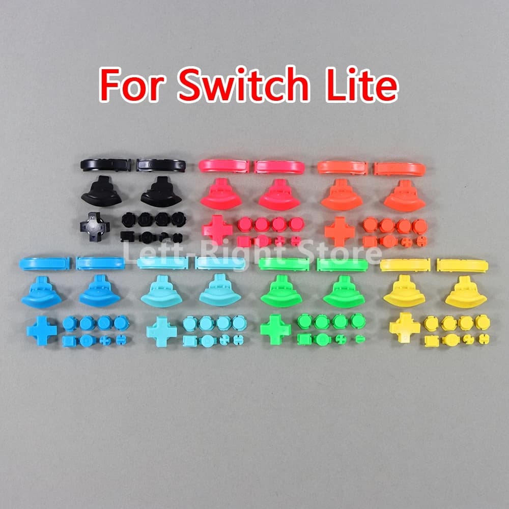 1set di pulsanti per tasti ABXY D Pad colorati per Controller Nintendo Switch Lite L R ZL ZR Trigger Button