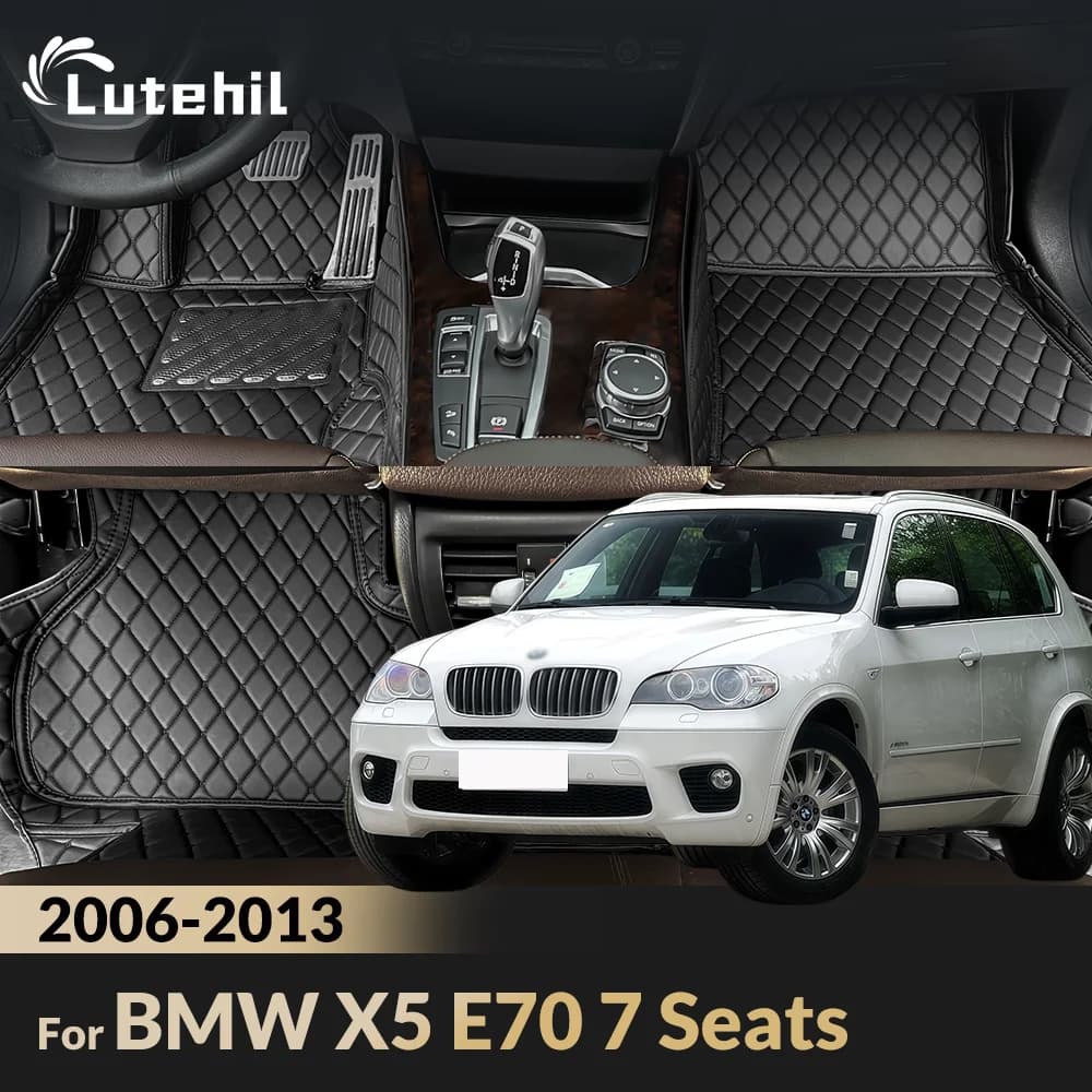 For BMW X5 E70 7 places 2006 2007 2008 2009 2010 2011 2012 2013 Lutehil Car Seats Foot Reliefs Car Cover